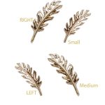 Auris Phoenix Threaded Stud Earring, 14k Yellow Gold