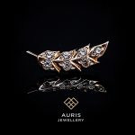 Auris Firebird Threaded Stud Earring, 14k Rose Gold