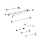 Implant Grade Titanium Straight Barbells