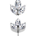 Marquise Lotus Push-In Stud Earring, CoCr NF