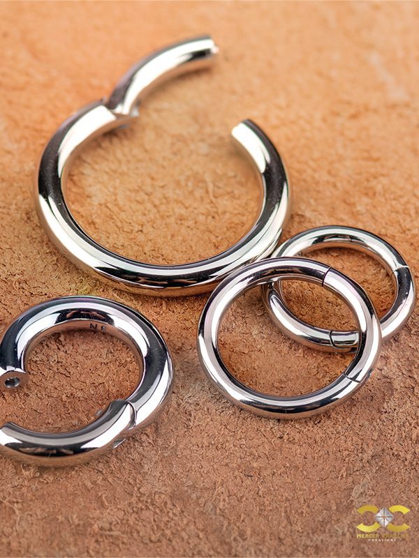 Plain Ring Clicker Earring, CoCr NF