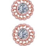 Anatometal Virtue Push-In Stud Earring, 18k Rose Gold