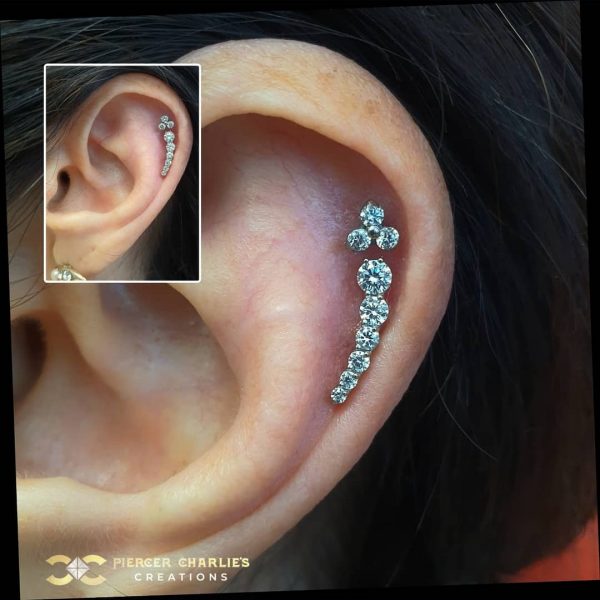 Double Helix Sparkly Continuation Effect
