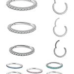 Pave Ring Eternity Clicker Earring, 16g, Small, CoCr NF