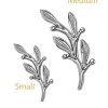 BVLA Amity Threaded Stud Earring, 14k White Gold