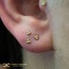 Triple Lobe with Yellow Gold Tribeads