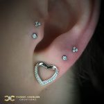 Double Tragus mirroring a Double Lobe