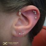 Pear Charm on a Forward Helix
