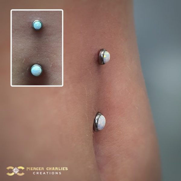 Surface Navel with Opal Tops