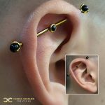 Industrial with Black Onyx Ends