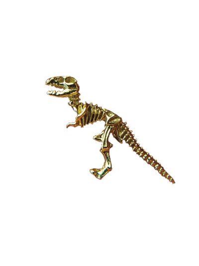 FoesJewelry T-Rex Threaded Stud Earring, Large, 14k Yellow Gold