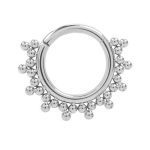 Tribead Daith Clicker Earring, Titanium