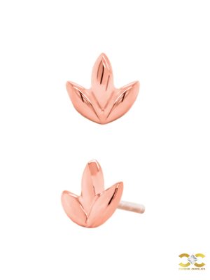 Junipurr Dr. Bloom Push-In Stud Earring, 14k Rose Gold