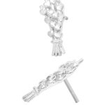 Junipurr Bundle O’ Love Push-In Stud Earring, 14k White Gold