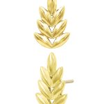 Junipurr Forest Push-In Stud Earring, 14k Yellow Gold