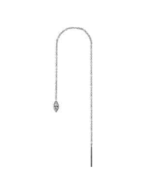 Marquise Gem Threader Chain, Steel