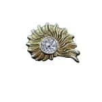 FoesJewelry Clamshell Threaded Stud Earring, 14k Yellow Gold