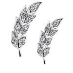 Auris Firebird Threaded Stud Earring, 14k White Gold