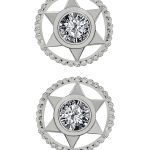 Anatometal Vice Push-In Stud Earring, 18k White Gold