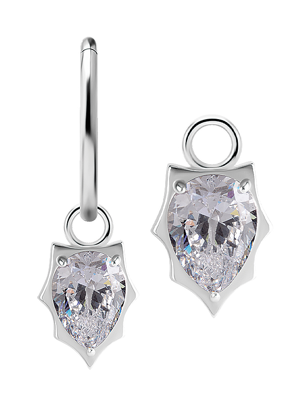 Gem Shield Charm for Clicker Hoop, CoCr NF
