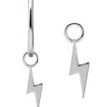 Lightning Bolt Charm for Clicker Hoop, CoCr NF