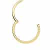 Rope Clicker Hoop, 16ga, Conch Ring, 14k Yellow Gold
