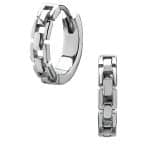 Chain Style Clicker Earring, Steel