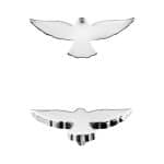 Bird Threaded Stud Earring, CoCr NF