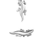 Gecko Threaded Stud Earring, CoCr NF