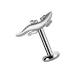 Gecko Threaded Stud Earring, CoCr NF