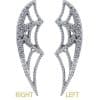 BVLA Charlotte's Web Double-Threaded Stud Earring, 14k White Gold