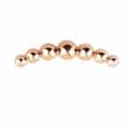 Auris Nefertiti Threaded Stud Earring, 14k Rose Gold