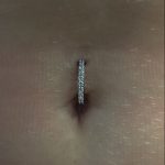 Pave Ring Eternity Belly Clicker
