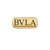 BVLA Logo Threaded Stud Earring, 14k Yellow Gold