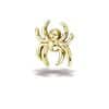 BodyGems Spider Push-In Stud Earring, 14k Yellow Gold