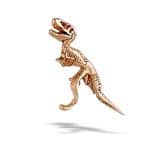 BodyGems T-Rex Threaded Stud Earring, 14k Rose Gold