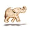 BodyGems Elephant Threaded Stud Earring, 14k Rose Gold