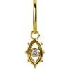 Eye Charm for Clicker Hoop, 18k Yellow Gold
