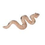 Slithering Snake Threaded Stud Earring, 14k Rose Gold