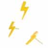 Junipurr Lightning Bolt Push-In Stud Earring, 14k Yellow Gold