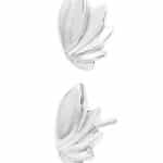 Junipurr Amy Push-In Stud Earring, 14k White Gold