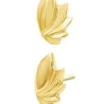 Junipurr Amy Push-In Stud Earring, 14k Yellow Gold