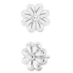 Junipurr Aster Push-In Stud Earring, 14k White Gold