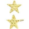 Junipurr Hammered Star Push-In Stud Earring, 14k Yellow Gold