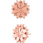 Junipurr Southern Belle Push-In Stud Earring, 14k Rose Gold