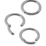 Plain Ring Clicker Earring, CoCr NF