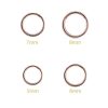 Gold Clicker Hoop, Nose Ring, 20g, 18k Rose Gold