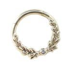 Auris Olympiada Daith Clicker Earring, 14k Yellow Gold