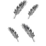 Auris Phoenix Threaded Stud Earring, 14k White Gold