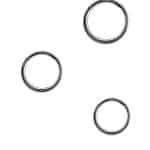 Gold Clicker Hoop, 18ga, Small, 18k White Gold